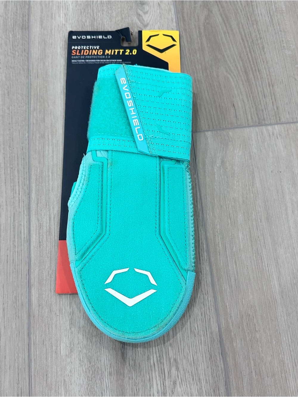 NWT Evoshield protective sliding Mitt 2.0 bilateral Adult WB57537 seafoam green
